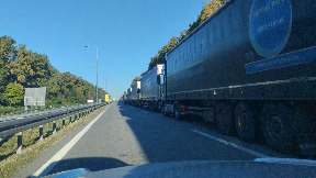 Kolone kamiona na granici